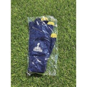 Super Bowl Warm Welcome Gloves From Feb 2, 2014 New Sealed In Package